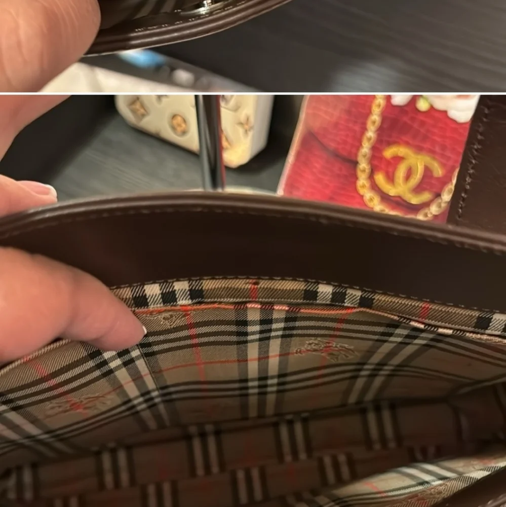 Burberry Authentic Leather Bag - Picture 2 of 14